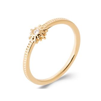 Bague plaqué-or 750/000 5 microns oz 2920910