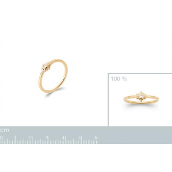 Bague plaqué-or 750/000 5 microns oz 2920910