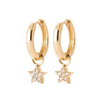 Créoles plaqué-or 750/000 3 microns oz 2640010