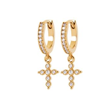 Créoles plaqué-or 750/000 3 microns oz 2638110