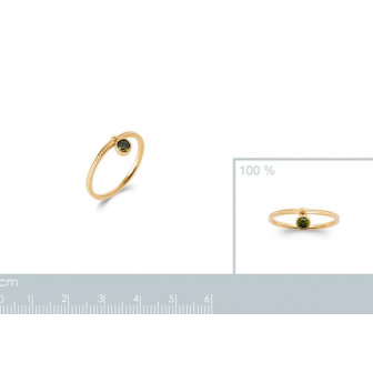 Bague plaqué-or 750/000 5 microns oz 2924650