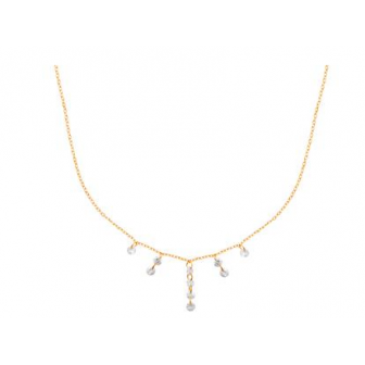 Collier plaqué-or 750/000 3 microns oz VGY474