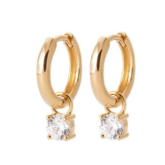 Créoles plaqué-or 750/000 3 microns oz VGY0210