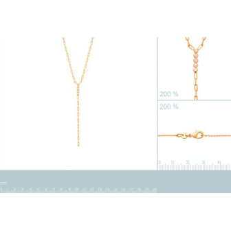 Collier plaqué-or 750/000 3 microns oz 973497