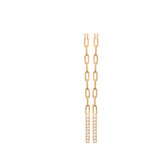 Boucles d'oreilles plaqué-or 750/000 3 microns oz 2587610