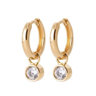 Créoles plaqué-or 750/000 3 microns oz 2640110