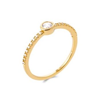 Bague plaqué-or 750/000 5 microns oz VGY1810