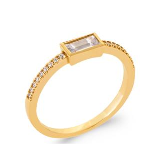 Bague plaqué-or 750/000 5 microns oz 2927410