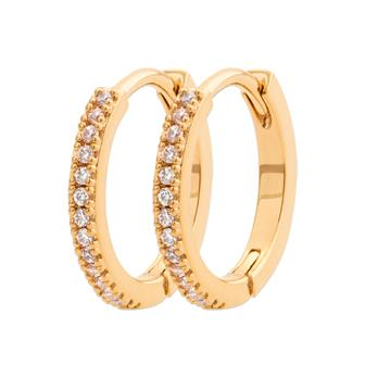 Créoles plaqué-or 750/000 3 microns oz XDR4210