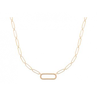 Collier plaqué-or 750/000 3 microns oz XDR45445