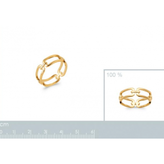 Bague plaqué-or 750/000 3 microns 2917500