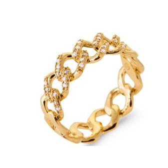 Bague plaqué-or 750/000 5 microns oz 2926710