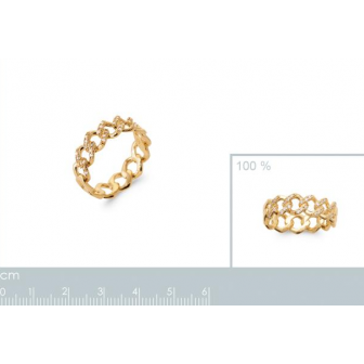 Bague plaqué-or 750/000 5 microns oz 2926710