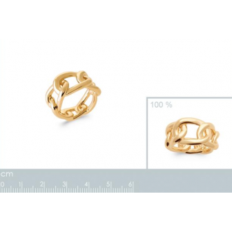 Bague plaqué-or 750/000 3 microns 2916900