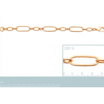 Bracelet plaqué-or 750/000 3 microns 292003