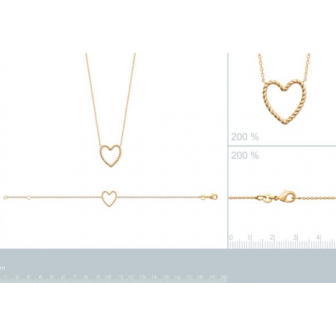 Collier plaqué-or 3 microns 750/000 92189745