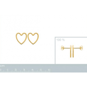 Boucles d'oreilles plaqué-or 3 microns 750/000 23005400