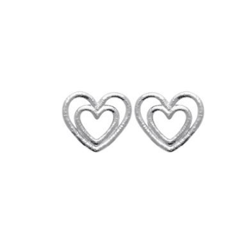 Boucles d'oreilles argent rhodié 925/000 73005700