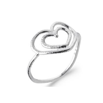 Bague argent rhodié 925/000 7929300