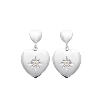 Boucles d'oreilles argent rhodié 925/000 oz 13007210