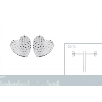 Boucles d'oreilles argent rhodié 925/000 73007000