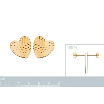 Boucles d'oreilles plaqué-or 3 microns 750/000 23007000