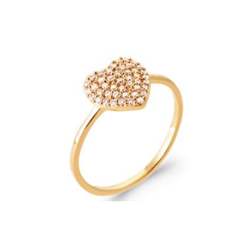 Bague plaqué-or 5 microns 750/000 oz 2929210