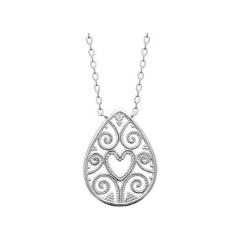 Collier argent rhodié 925/000 72191645