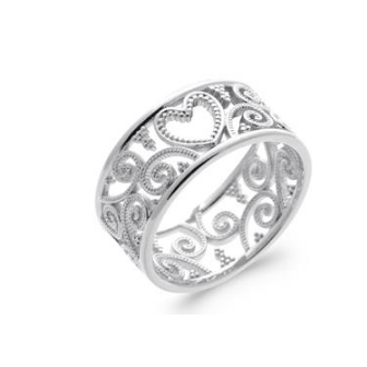 Bague argent rhodié 925/000 XDR1400