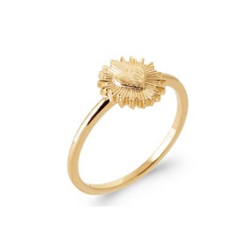 Bague plaqué-or 3 microns 750/000 XDR1800