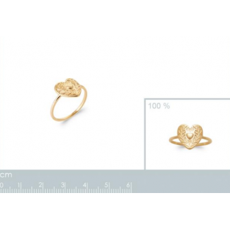 Bague plaqué-or 3 microns 750/000 2930800