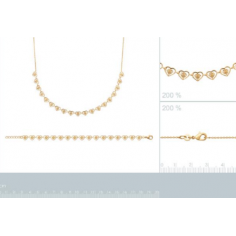 Bracelet plaqué-or 3 microns 750/000 29100818