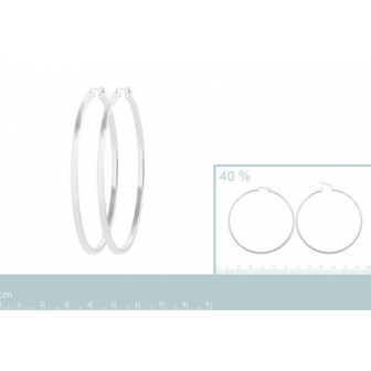 Créoles argent 925/000