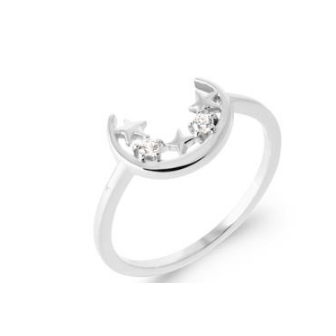 Bague argent rhodié 925/000 oz 1933410